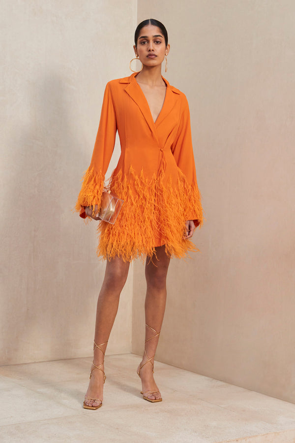 HARPER DRESS - PAPAYA